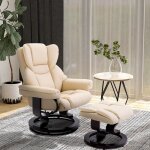 Fauteuil relax avec repose - cdisplay - pied fauteuil de relaxation relaxant pivotant 360� et dossier ...