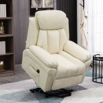 Fauteuil de relaxation �lectrique fauteuil releveur inclinable avec repose - pied ajustable rev�tement ...