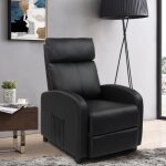 Fauteuil relaxation massage inclinable - alightup - noir - chauffage - 1 place