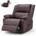 Yodolla fauteuil relax - appui - t�te et repose - pieds r�glables accoudoirs rangement - simili - cuir ...