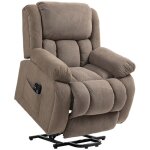Fauteuil releveur lectrique - homcom - massage chauffage repose - pied dossier inclinable tlcommande ...