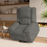 Fauteuil releveur Électrique massant chauffant - fauteuil de relaxation inclinable avec télécommande ... Fauteuil releveur Électrique massant chauffant - fauteuil de relaxation inclinable avec télécommande ...