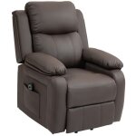 Fauteuil releveur �lectrique fauteuil relax �lectrique avec repose - pied t�l�commande et 2 pochettes ...