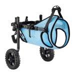 Fauteuil roulant pour chien - duoku - chariot l�ger ajustable - max 15 kg - roues amortissantes - taille ...