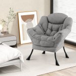 Fauteuil salon relax - relax4life - coussin de tte - dossier et sige capitonns - poche de rangement ...