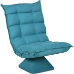 Fauteuil de sol homcom paresseux fauteuil relax fauteuil salon design capitonn inclinaison dossier rglable ...