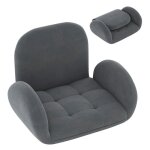 Fauteuil de sol pliant costway - dossier et accoudoirs réglables - confort - charge de 150kg - 88 - 60 ... Fauteuil de sol pliant costway - dossier et accoudoirs réglables - confort - charge de 150kg - 88 - 60 ...
