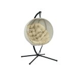 Fauteuil suspendu outsunny fauteuil balan�oire de jardin avec support coussin �pais convient aux terrasses ...