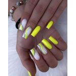 Set manucure pr�ts � poser 24 capsules + 5 accessoires ballerine jaune lh originails