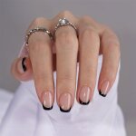 Faux ongles french tip - carrs en gele avec colle semi - transparents - kit de 30 en gel souple xd1019 ...