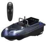 Bateau dappât de pêche - télécommandé - gris - portée 500m - capacité 15kg Bateau dappât de pêche - télécommandé - gris - portée 500m - capacité 15kg