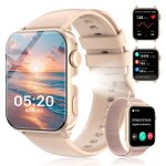 Feipuqu montre connect�e femme appel 1. 91 hd smartwatch avec lampe de poche assistant vocal ip68 p�dom�tre ...