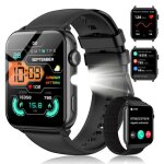Montre connect�e homme appel 1. 91 hd smartwatch fr�quence cardiaque / spo2 / sommeil / 120 + sports ...