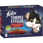 Felix tendres effils en gele viandes - 12 x 85 g - sachets repas pour chat adulte