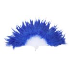 Feminin plume eventail 1920s moulin rouge burlesque fastueux vetement costume accessoire - white plume ...