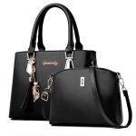 Femmes mode 2pcs set pu cuir sac ports main + sac bandoulire femmemain femme mode sac fourre tout - ...