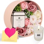 Femmes savon fleur boîte ronde avec bougies parfumées rose fleur artificielle coffret cadeau maman personnalis ... Femmes savon fleur boîte ronde avec bougies parfumées rose fleur artificielle coffret cadeau maman personnalis ...
