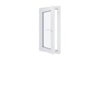 Fenêtre pvc - lxh 500x1000 mm - triple vitrage - blanc - poignée à droite Fenêtre pvc - lxh 500x1000 mm - triple vitrage - blanc - poignée à droite