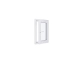 Fen�tre pvc - triple vitrage - tirant droite - blanc - lxh : 500x800 mm