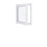 Fen�tre pvc - triple vitrage - tirant gauche - blanc - lxh : 700x800 mm