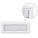 Fen�tre de sous - sol - b0nnie - risor 100x40cm inclinable 2 vitrages blanc neuf - bm 6098873