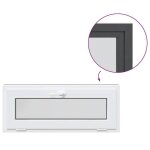 Fentre de sous - sol - b0nnie - risor 100x40cm inclinable anthracite neuf - bm 4254942