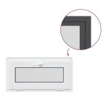 Fentre sous - sol - b0nnie - risor 80x40cm inclinable 2vitrages anthracite neuf - bm 5601878