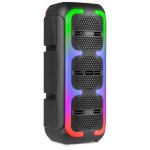 Fenton track310 - enceinte lumineuse portable 120w avec bt sans fil leds batterie rechargeable micro ...