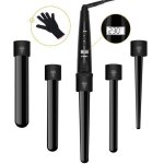 Fer � boucler boucleur cheveux 5 en 1 - affichage lcd - technologie tourmaline et c�ramique