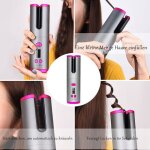 Fer  friser automatique 6 rglages de temprature et minuterie fer  friser cran lcd minuterie anti ...