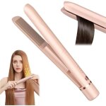 Fer  lisser sans fil 2 en 1 lisseur boucleur cheveux portable mini lisseur avec usb rechargeable 2600 ...
