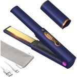 Fers � lisser sans fil titanium 2 en 1lisseur boucleur cheveux 5000 mahlisseur cheveux de voyagelisseur ...
