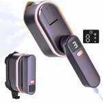 Fer à repasser portable 2 en 1 avec écran lcd défroisseur vapeur puissant 150 ml 3 niveaux de vapeur Fer à repasser portable 2 en 1 avec écran lcd défroisseur vapeur puissant 150 ml 3 niveaux de vapeur