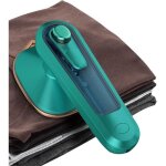 Fer � repasser portable - yyv - mini machine � repasser - vapeur - titane - vert