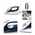 Fer � repasser - semelle c�ramique - 2200w - 300 ml - fonction auto - nettoyage - anti - gouttes