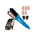 Fer de sertissage pour cheveux avec 4 plaques interchangeables fer de sertissage volumetrice pour cheveux ...