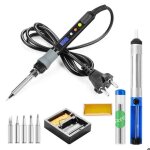 Fer  souder lectrique - concept - 80w - rglable 200?~450? - cran lcd - interrupteur on / off