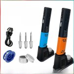 Fer  souder sans fil usb avec affichage numrique led - 1500ma compact et polyvalent