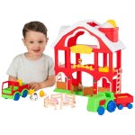 Ferme avec des vhicules figurines et accessoires avec sons et lumires