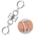 Fermoir et fermoirs de collier en argent sterling 925 mini fermoir magn�tique pour bijoux extension de ...