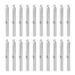 Fermoir fil sourcing map 20pcs 40 mm sli sur fin tube balle perle glissi�re ondulation fins pour multi ...