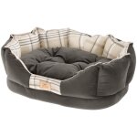Ferplast corbeille charles 50 - 45x35x17 cm - marron - pour chien et chat