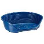 Ferplast corbeille siesta deluxe 8 - 82x595x25 cm - bleu - pour chien et chat