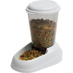 Ferplast distributeur croquettes zenith 3l en plastique - 292x202x288 - blanc - chien et chat
