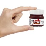 Ferrero nutella lot de 16 mini bocaux en verre 25?g pte  tartiner chocolat - noisette idale sur pain ...