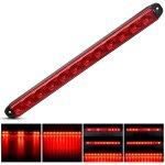 Feu arrire 12led rouge 12v 24v barre lumineuse de remorque  led clignotant tanche camion