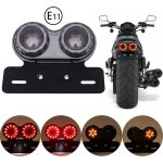 Feu arri�re de moto � 40 led feu de freinage int�gr� feu de conduite avec support de plaque dimmatriculation ...