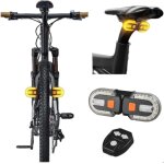 Feu arrière de vélo avec clignotants et télécommande clignotants intégrés 5 modes déclairage rechargeable ... Feu arrière de vélo avec clignotants et télécommande clignotants intégrés 5 modes déclairage rechargeable ...