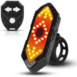 Feu arri�re pour v�lo clignotant velo feu arri�re avec t�l�commande sans fil eclairage arri�re v�lorechargeabl ...