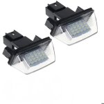 Feux de plaque dimmatriculation led 12v 3528smd 6500k feux arri�re x�non blanc peugeot 206 207 306 307 ...